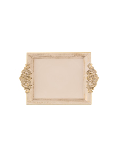 Madame Coco Barroco Tepsi Büyük Barroco39x26x3cm-soft Bej