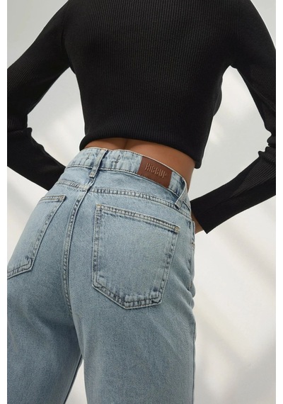 Hiccup Straight Fit Jeans Açık Mavi Denim