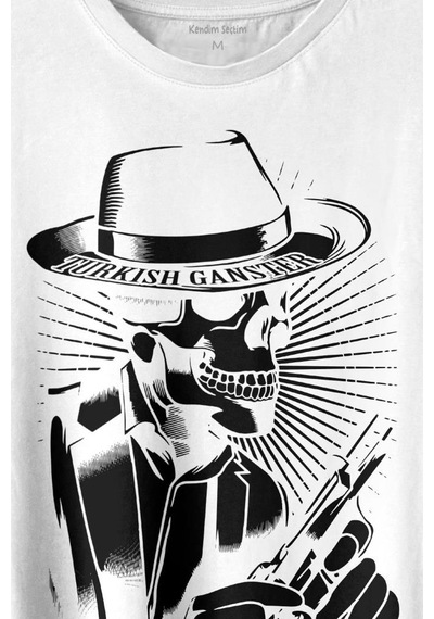Turkish Ganster El Mafia Mafya Temalı Baskılı Tişört Unisex T-shirt 001