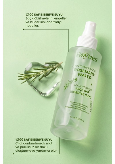 Royues Biberiye Suyu Saç Toniği 150 ML