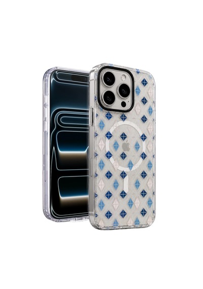 Onegif Apple iPhone Uyumlu. 16 Pro Max Desina Magsafe Kapak - Desen 4