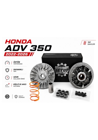 Honda Adv 350 Performans Varyatör Seti + Yay 2022-2026