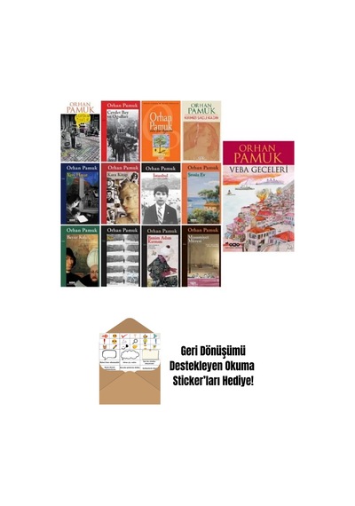 Orhan Pamuk 13 Kitap Set + Okuma Sticker'ları