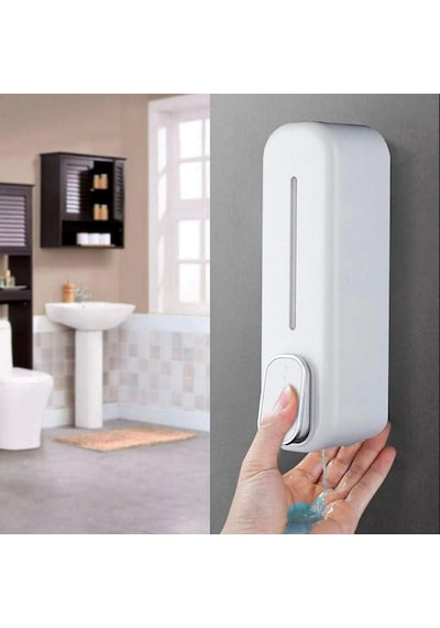 Zhltools Beyaz Duvara Monte Sıvı Sabunluk Dispenser - 300 Ml