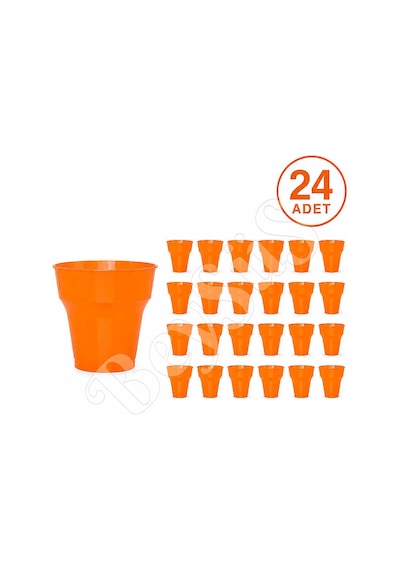 Parti Plastik Bardak 24lü Turuncu