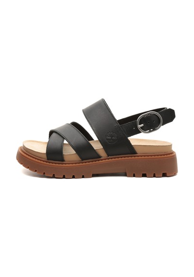 Timberland B0a61trw021-r Backstrap Sandal Kadın Sandalet Siyah Kahverengi - Siyah