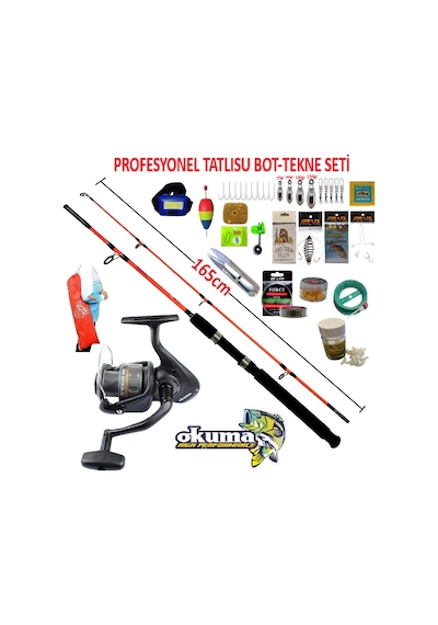 Okuma Rv-65 Revenger Kendo 165cm 100-250gr Profesyonel Tekne Ve Bot Olta Takımı Seti