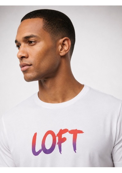 LOFT Regular Fit Erkek Tshirt K.kol Lf2041101 Q1.v1 Beyaz