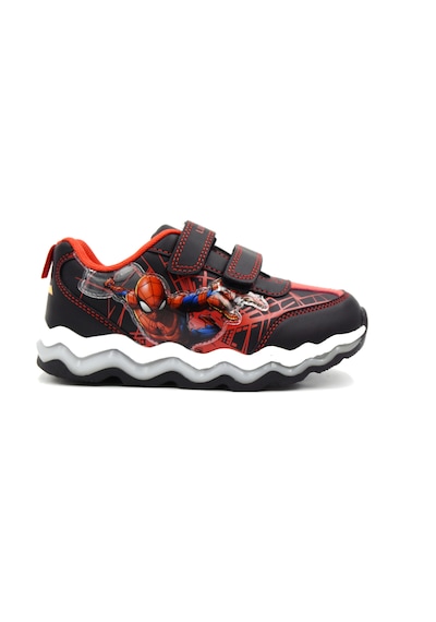 Lumberjack Mambo 4pr Spıderman Işıklı Çocuk Spor Ayakkabı Siyah Siyah