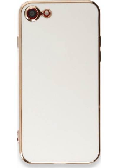 Apple Uyumlu  iPhone 7 / 8 / Se 2020 Kılıf Luxury Seri Kamera Korumalı Silikon Kapak