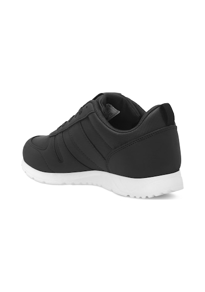 Slazenger Elraen Erkek Siyah / Beyaz Günlük Spor Ayakkabısı Siyah - Beyaz