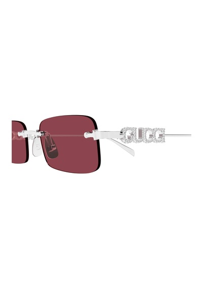 Guccı 1808s 004 52-20 Kadın Güneş Gözlüğü Gümüş