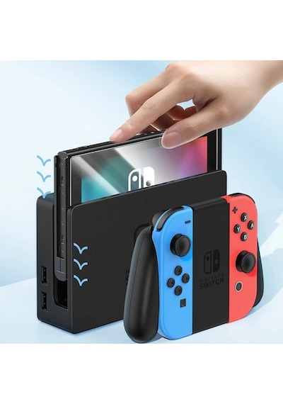 Baseus Crystal Series Nintendo Switch 2019 İçin Cam Ekran Koruyucu 2 Adet- 5775