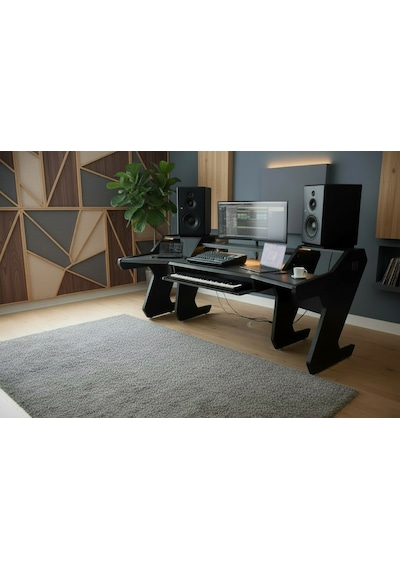Monodesk Pro Edition Stüdyo Masası Mat Siyah & Antrasit 260 Cm. Antrasit Gri - Siyah Monodesk Pro Edition Stüdyo Masası Mat Siyah & Antrasit 260 Cm. Antrasit Gri - Siyah