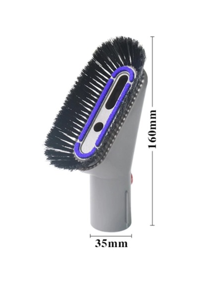 Dyson V7 V8 V10 Uyumlu Için 5 Parça Fırça Aksesuar Seti (124785720) Gri