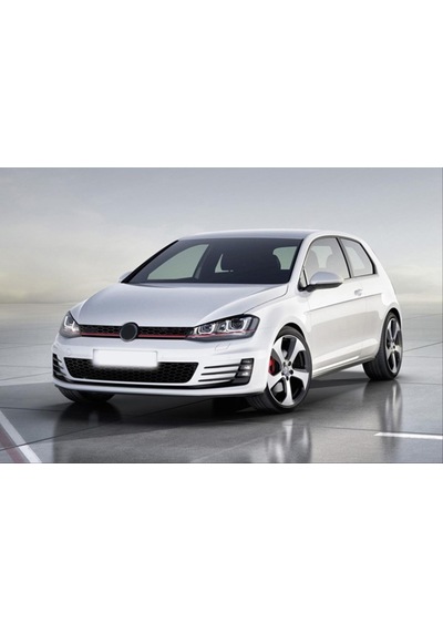 Vw Golf 7 Uyumlu Gtı Ön Tampon Ve Panjur Seti 2013-2017
