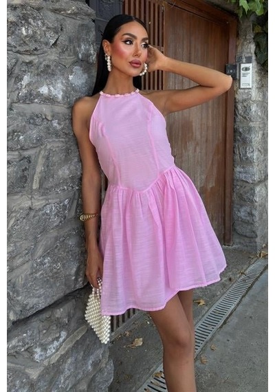 Mythrıva Galezzo Mini Elbise 2908 Pembe