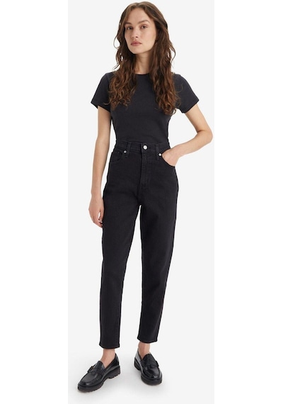 Levi's High Waist Mom Jean Tk Flash Black Kadın Jeans A7745-0007-2658 Siyah