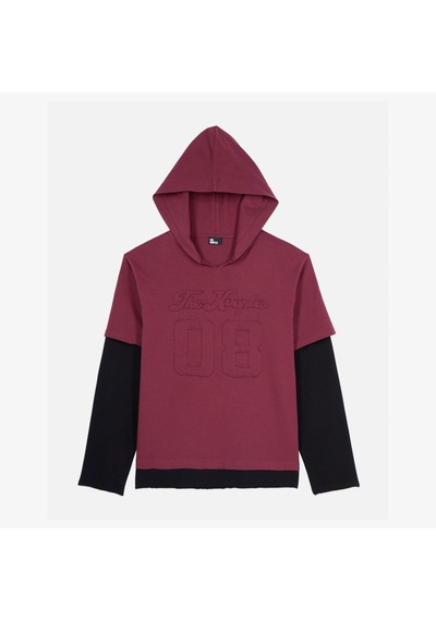 The Kooples Erkek Bordo T-shirt