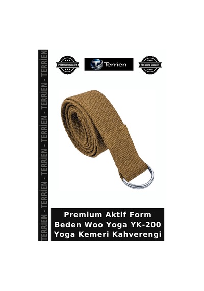 Premium Aktif Form Beden Woo Yoga Yk-200 Yoga Kemeri Kahverengi