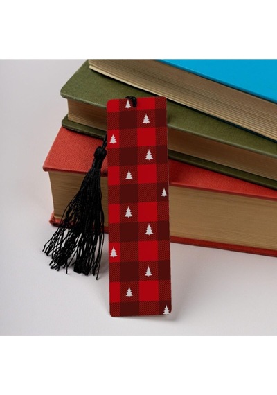 Yeni Yıl Konsept Tasarımlı Kitap Ayracı