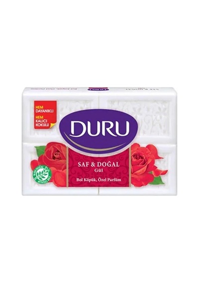 Duru Saf Ve Doğal Kalıp Sabun 4x150 G - Gül Diğer