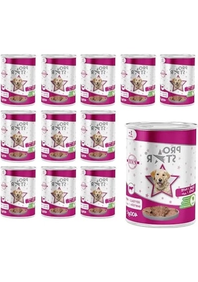 Yetişkin Köpekler İçin Biftekli Yaş Mama 400 Gr X 12 Adet