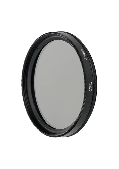 46mm Cpl Polarize Filtre Dairesel Polarizasyon, Yansıma Azaltıcı, Metal Çerçeve