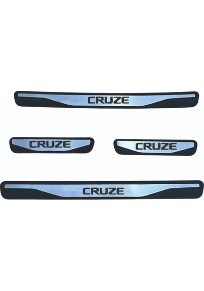Cruze Kapı Eşiği 2009-2017 New Krom Kapı Eşiği 4 Parça Paslanmaz Çelik