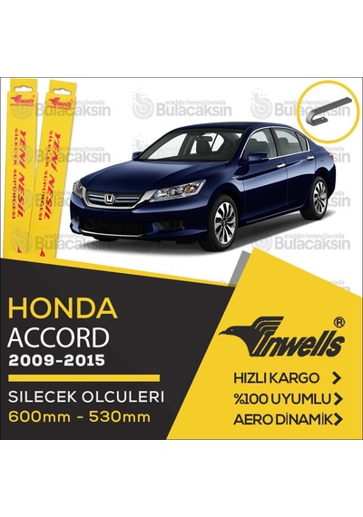 Honda Accord Muz Silecek Takımı 2009-2015 İnwells
