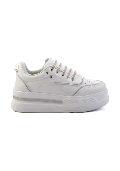 Bambi Beyaz Kadın Sneaker K01027031909 Beyaz