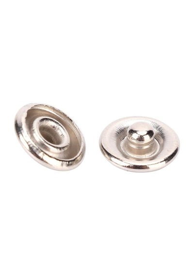10.5mm Nikel Gümüş Bebe Çıtçıt 100 Adet