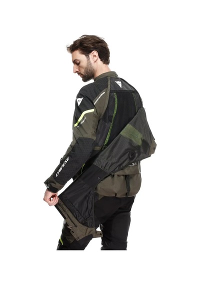 Dainese Daınese Super Adventure Absolu Jacket Black Fluo Yellow Siyah