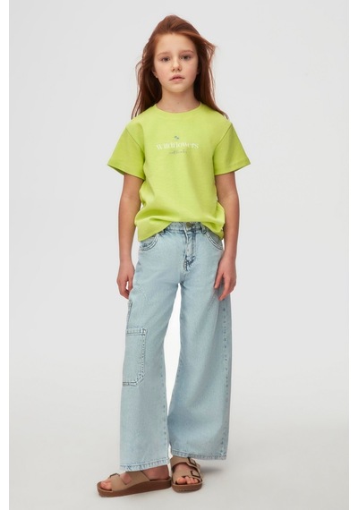 Nk Kids Kız Ispanyol Pantolon 25ynk58707 Mavi