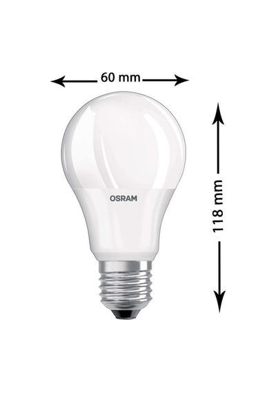 Osram 10W 75W E27 Led Ampul 6500K Beyaz 4 Adet
