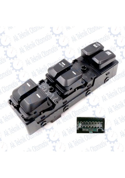 Cam Dugmesi Sol Dortlu Hyundai Ix35 6 Pinli 504632863