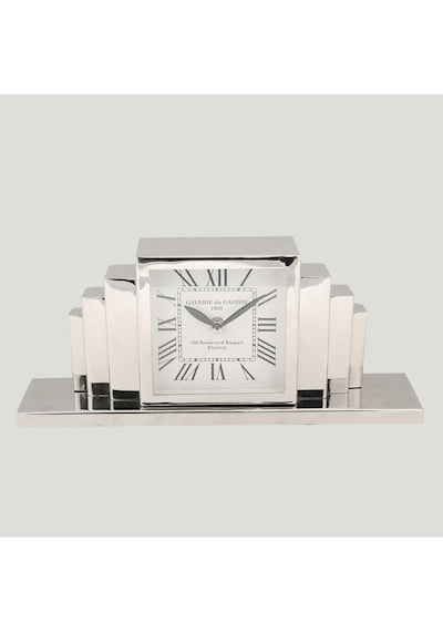 Vitale Sılver Metal Kare Saat 7 15 33 Cm