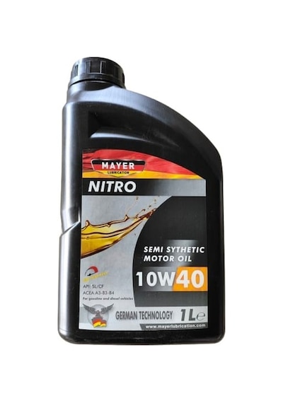 Mayer Nitro 10w40 Yarı Sentetik Motor Yağı 1lt