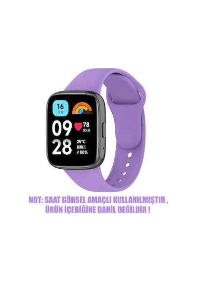 Xiaomi Redmi Watch 3 Active Kordon, Silicone Sport Band Xiaomi Redmi Watch 3 Active İle Uyumlu Kordon, Akıllı Saat Kayışı Çok Renkli