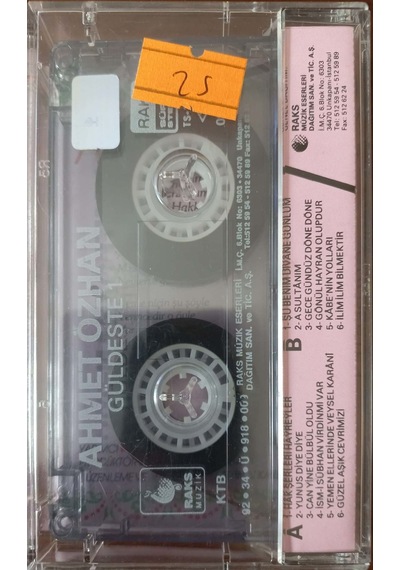 Plak Değildir Kaset Tir Ahmet Özhan Güldeste 1 Kaset