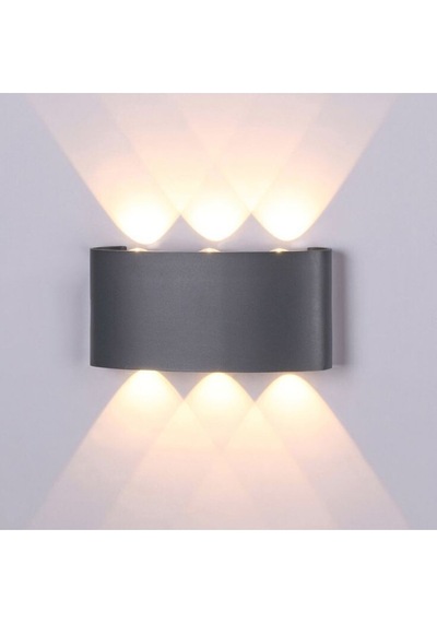 Uranüs Antrasit Kasa 10 Watt Gün Işığı Iç Dış Mekan Dekoratif Led Aplik Diğer