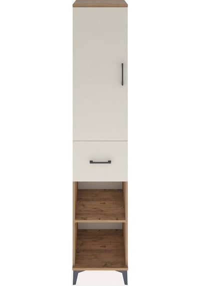 Hyperion Dolap 4 Raflı Tek Çekmeceli Tek Kapaklı 44x44x221 Ça... Çam Hyperion Dolap 4 Raflı Tek Çekmeceli Tek Kapaklı 44x44x221 Ça... Çam