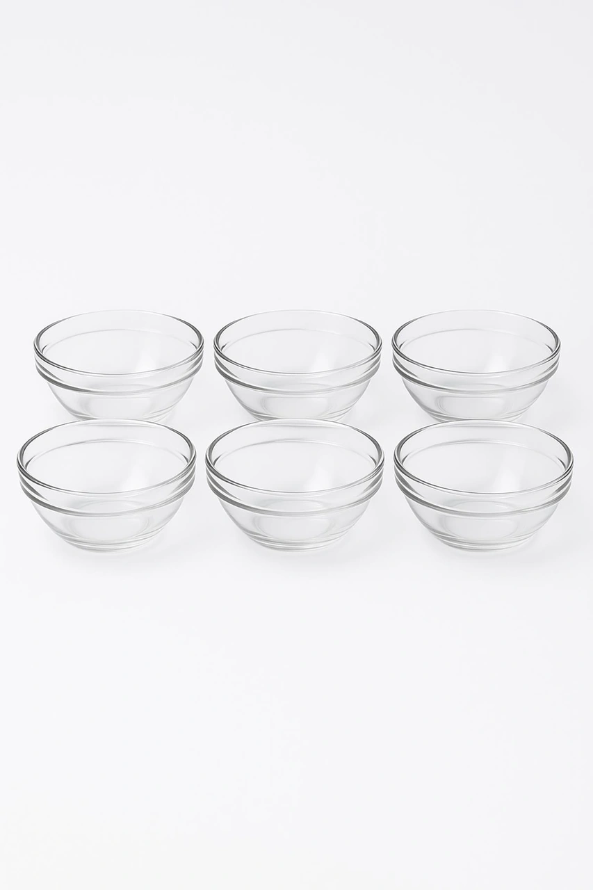 Cam Kase Seti 6 Lı 155 Ml Şeffaf