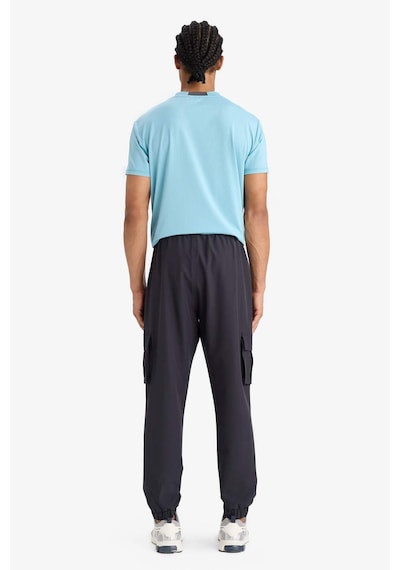 Defacto Slim Fit Dar Kesim Kargo Cepli Dokuma Sporcu Jogger Eşofman Altı E9361ax25auar214 Antrasit-ar214