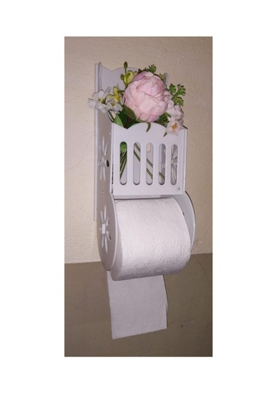 Buççin Online Mağaza Plastik Dekoratif Çok Amaçlı Cep Telefonu Tutmalı Raflı Tuvalet Banyo Wc Kağıtlık Bcwk Plastik Beyaz Çok Renkli