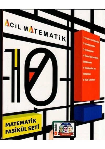 2022 10.Sınıf Acil Matematik 6'lı Fasikül Set -  Acil Yayınları
