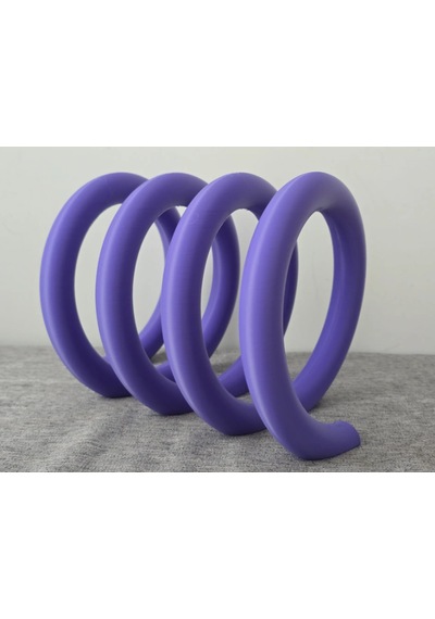 Şık Danimarka Pastel Renkli Sarmal Kitaplık Retro Spiral Stand
