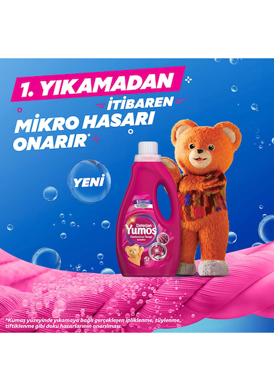 Yumoş 1500 Ml Renkliler Sıvı Bakım Deterjanı X2 Diğer