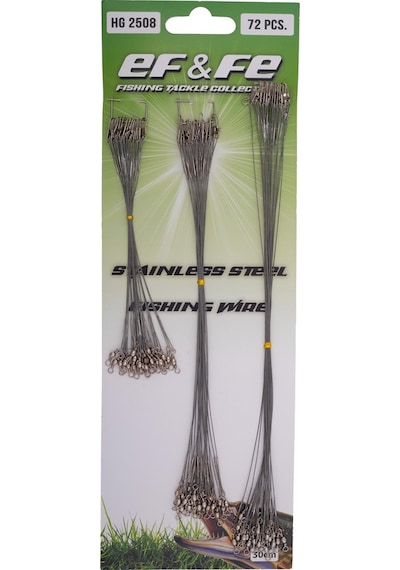 Effe Hg2508 Klipsli Fırdöndülü Çelik Tel 72li Kartela 16-25-30cm