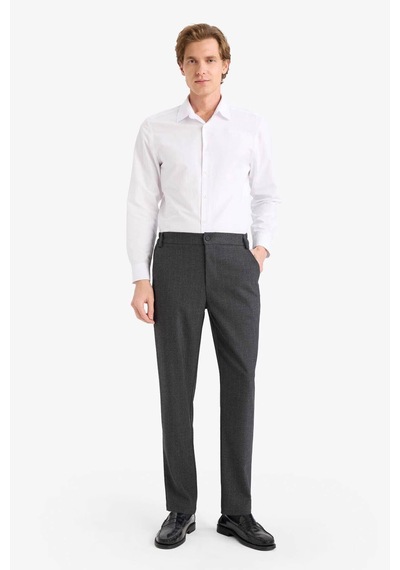 Defacto Modern Fit Polo Yaka Uzun Kollu Gömlek G0375ax26spwt79 Beyaz-wt79